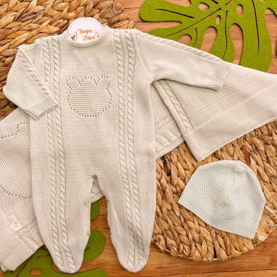  Saída de Maternidade Colors - Ted - Areia